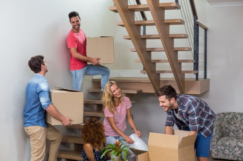 House removal team planning a home move in Hillingdon