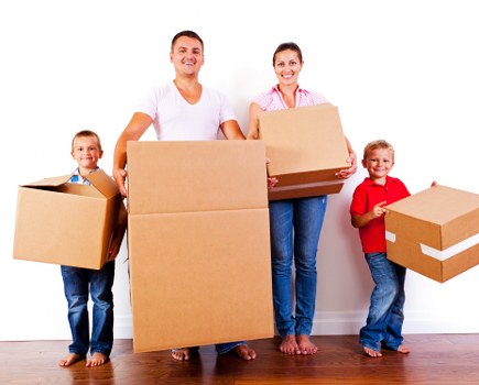 Removal team helping with a home move in Hillingdon