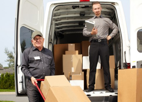 Preparing boxes and furniture for a man with van job in Hillingdon