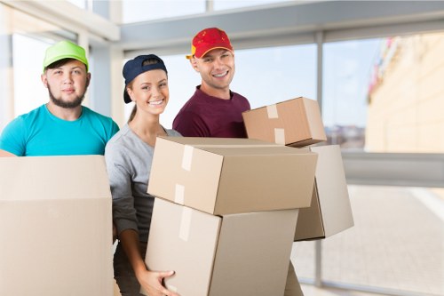 Hillingdon removals team preparing a professional house move