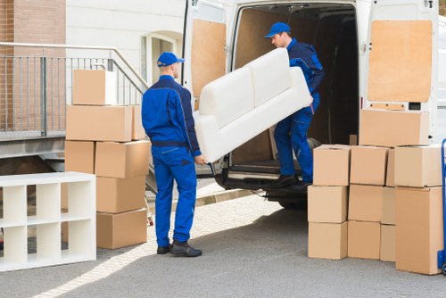 Removal truck for flat and house relocations in Hillingdon