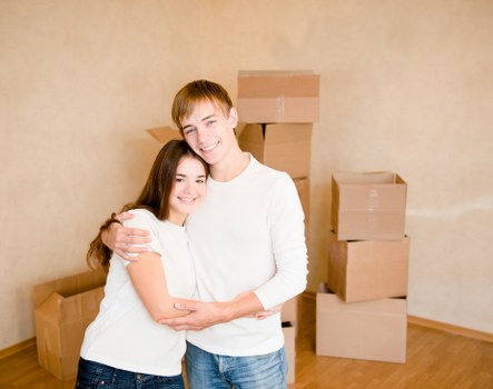 Charity donation and recycling process for reusable items after a home move