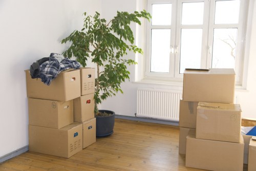 Packing and loading boxes for a local relocation
