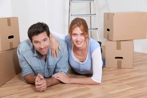 Packing and transporting office furniture for a Hillingdon relocation