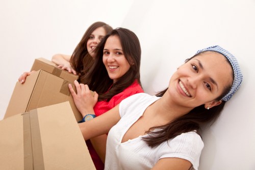 Local movers planning access and parking for a Hillingdon move