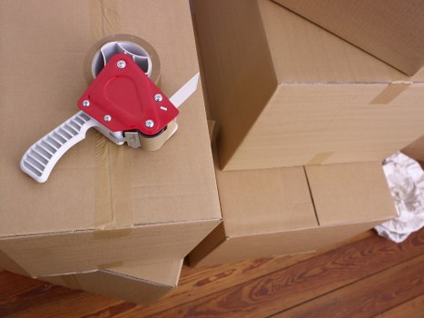 Van service handling boxes and household items in Hillingdon