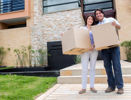 Careful packing and furniture handling during a local home move