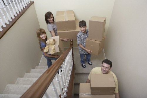 Careful furniture transport during a local Hillingdon move